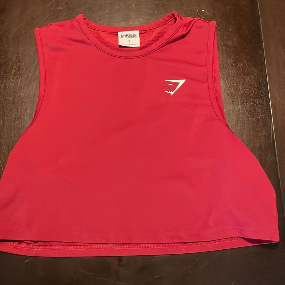 SMALL Gymshark Maroon Crop Top / perfect condition